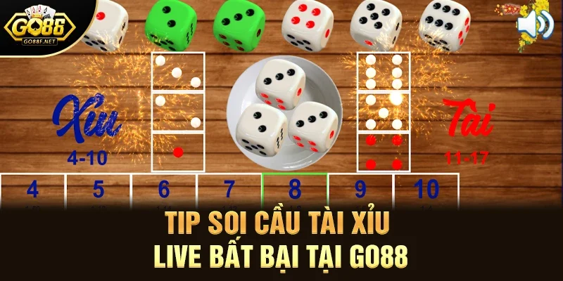 Tài Xỉu Live - Game Chơi Cùng Dealer Cuốn Hút Tại Go88