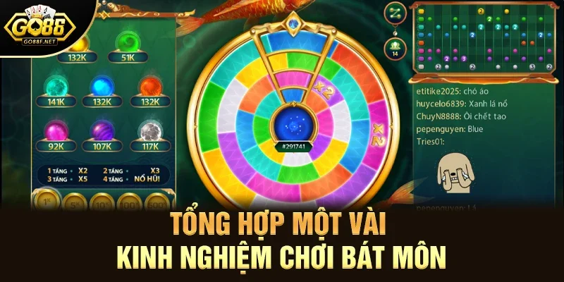 Tổng hợp một vài kinh nghiệm chơi Bát môn 
