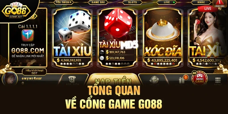 Tổng quan về cổng game Go88