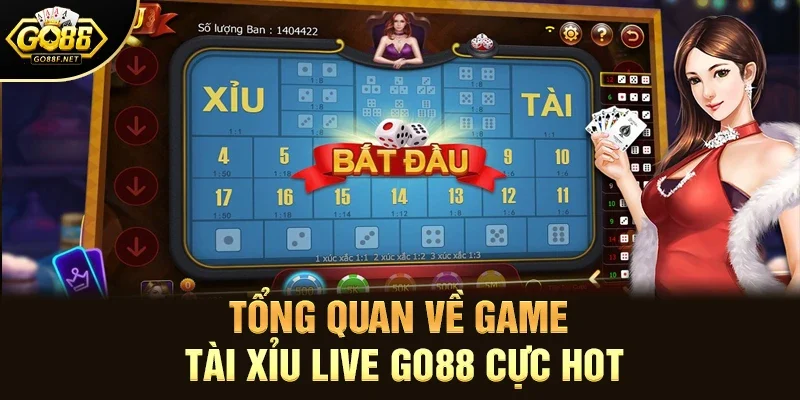 Tổng quan về game Tài xỉu live Go88 cực hot